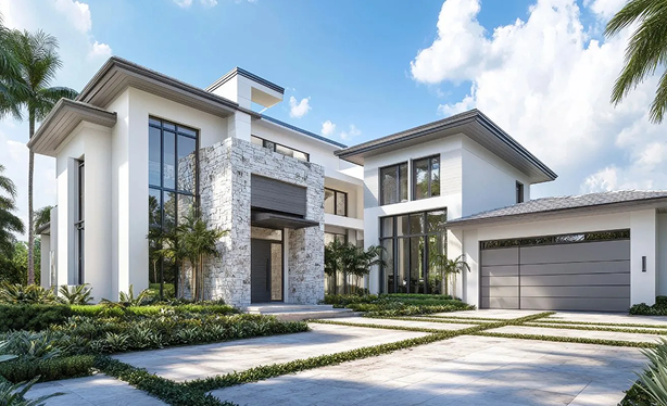 Foundation construction phase showing rebar and concrete